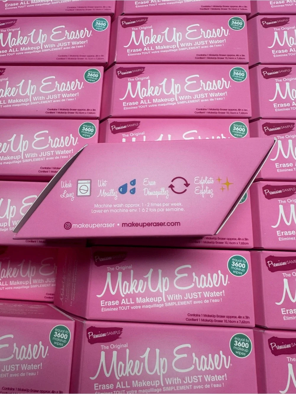 Set of 10 MakeUp Eraser Pink